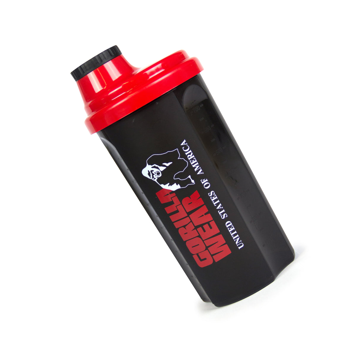 Gorilla Wear Shaker 700 ml - Svart/Röd