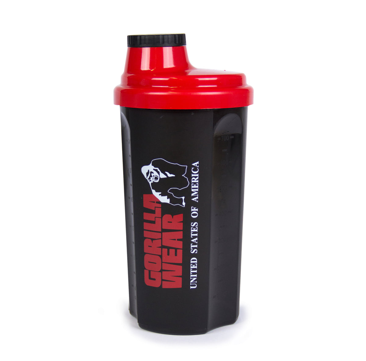 Gorilla Wear Shaker 700 ml - Svart/Röd