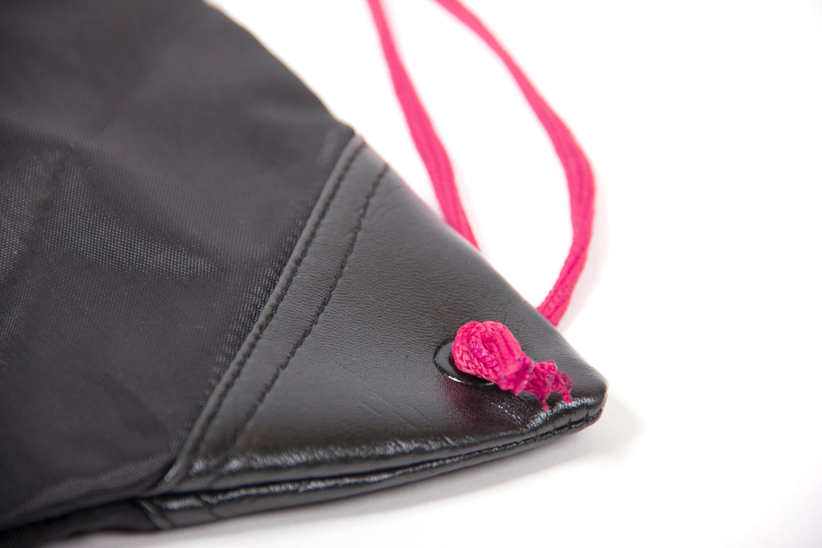 Gorilla Wear GW Drawstring Bag - Svart/Rosa