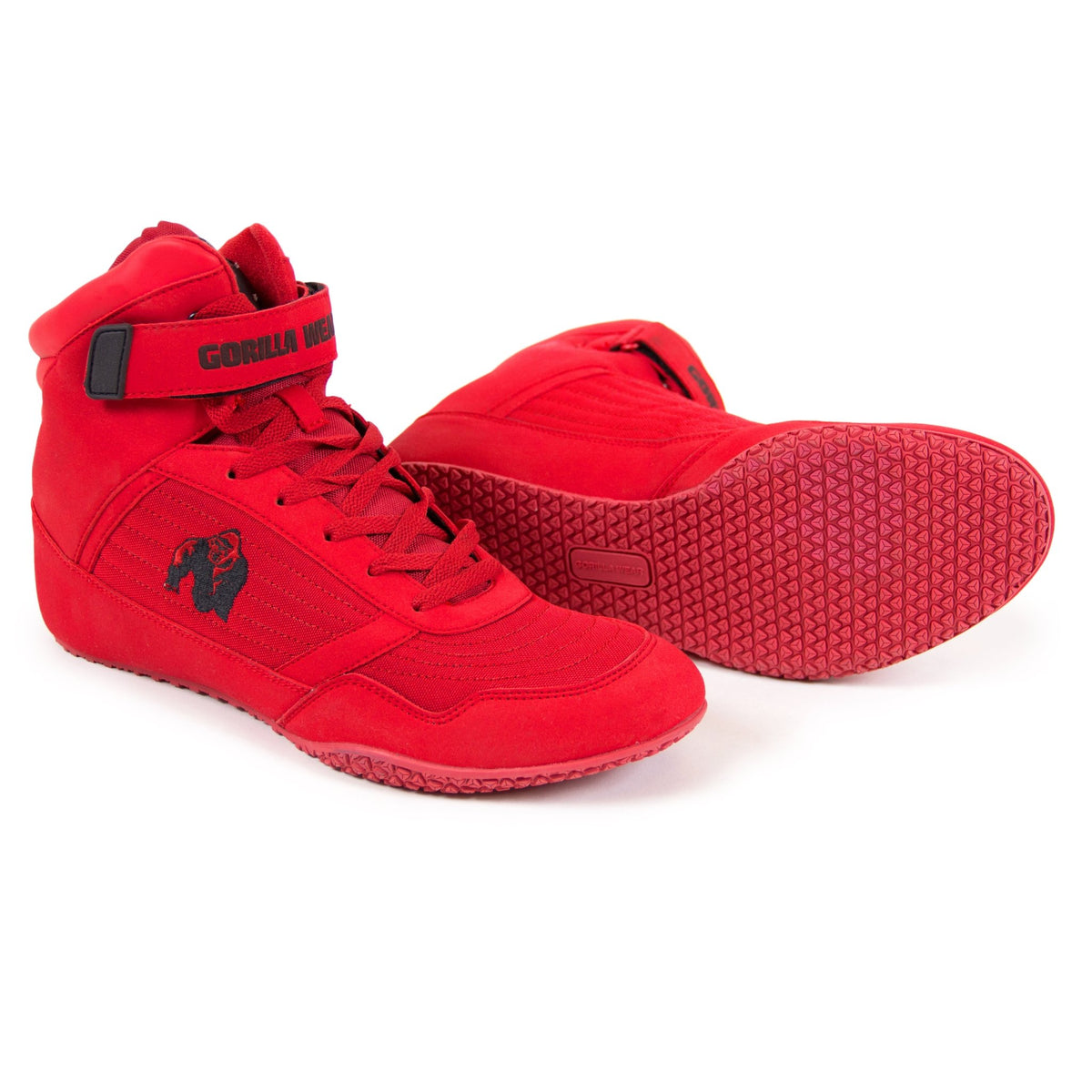 Gorilla Wear GW High Tops - Röd - Gorilla Wear | Kraft & Kontroll