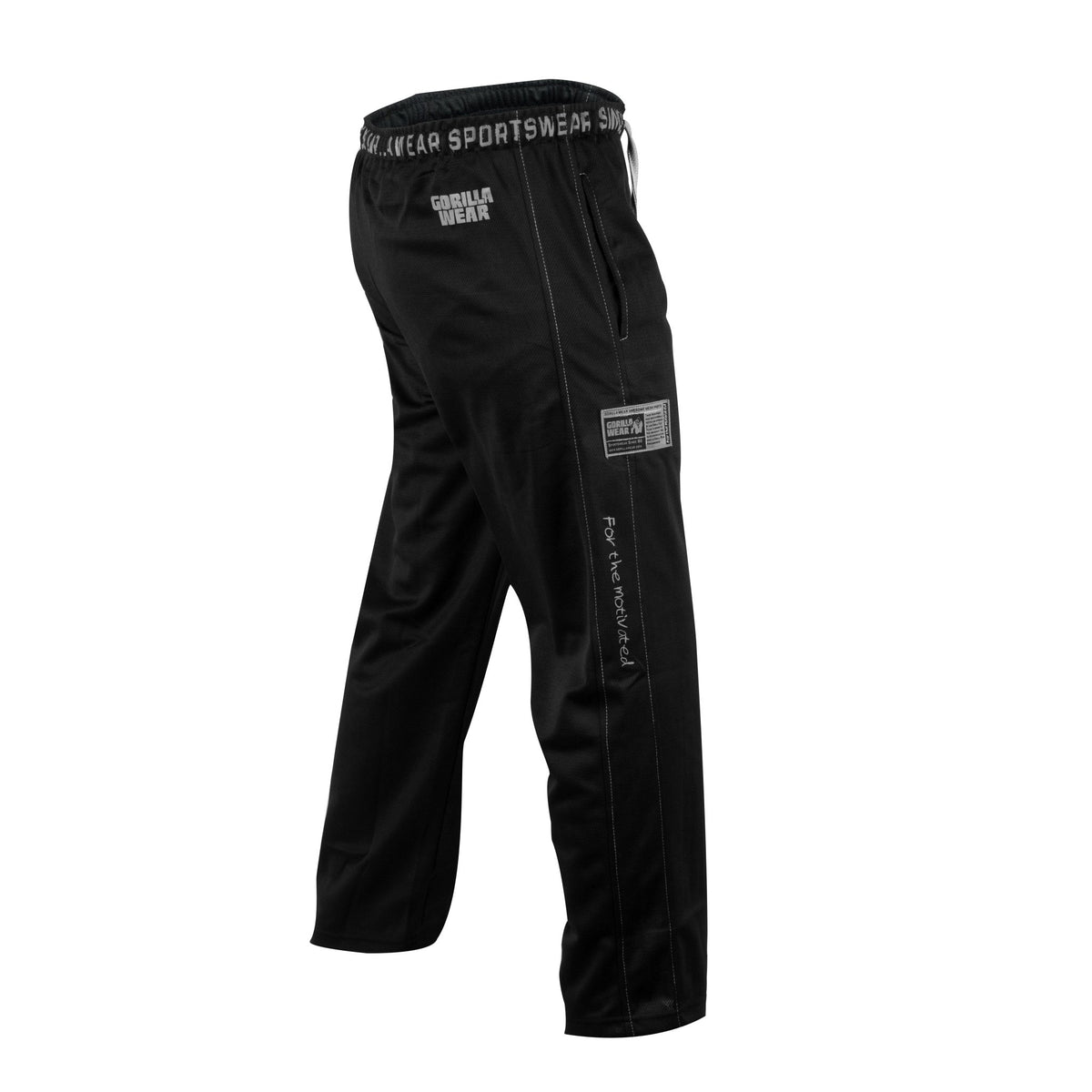 Gorilla Wear Logo Mesh Pants - Svart - Gorilla Wear | Kraft & Kontroll