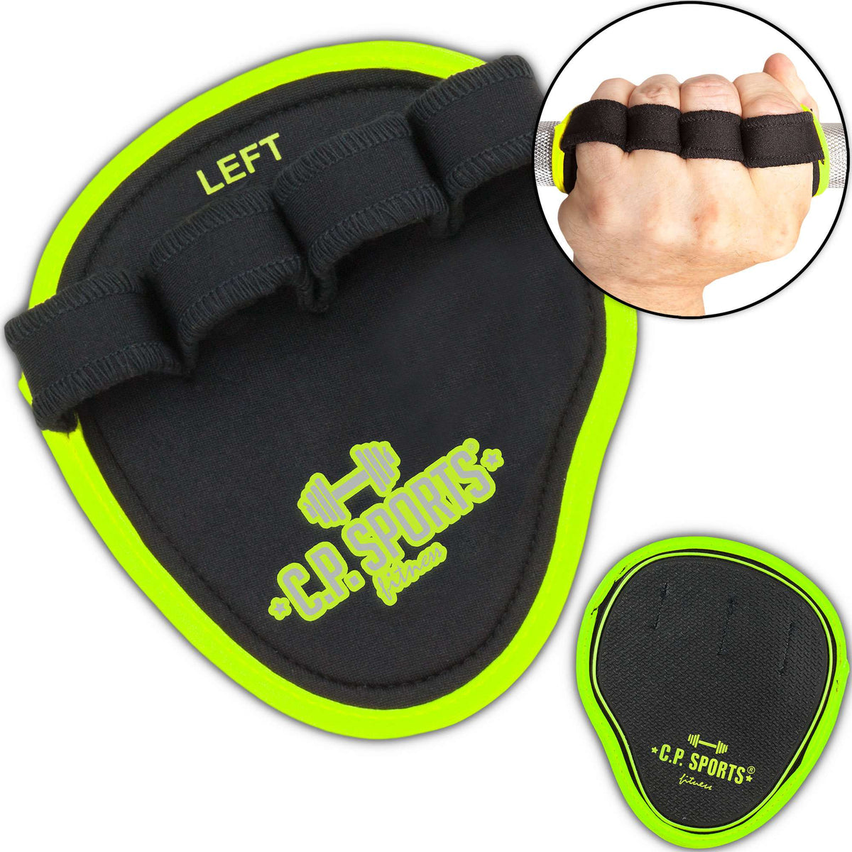 C.P. Sports Power Grips Pro - Svart/Gul