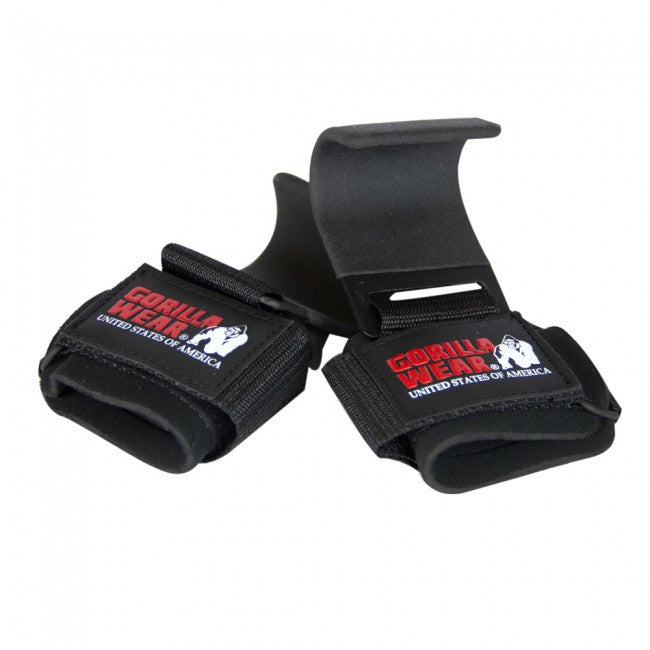 Gorilla Wear Weight Lifting Hooks - Svart