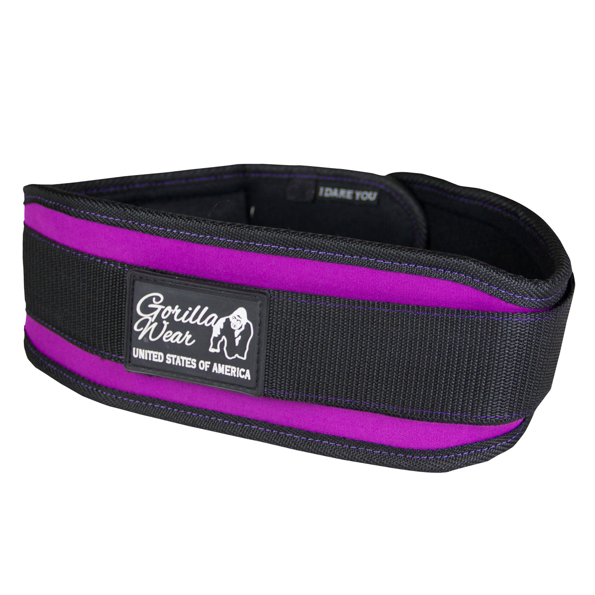 Gorilla Wear 4 Inch Lifting Belt Dam - Svart/Lila