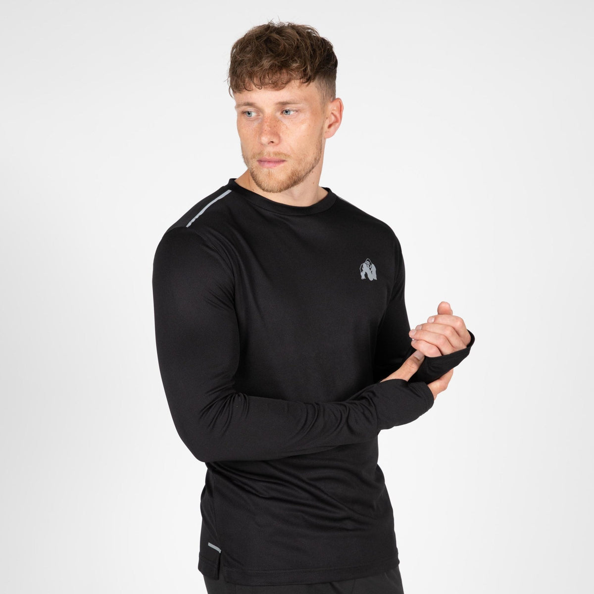 Gorilla Wear Washington Long Sleeve - Svart - Gorilla Wear | Kraft & Kontroll