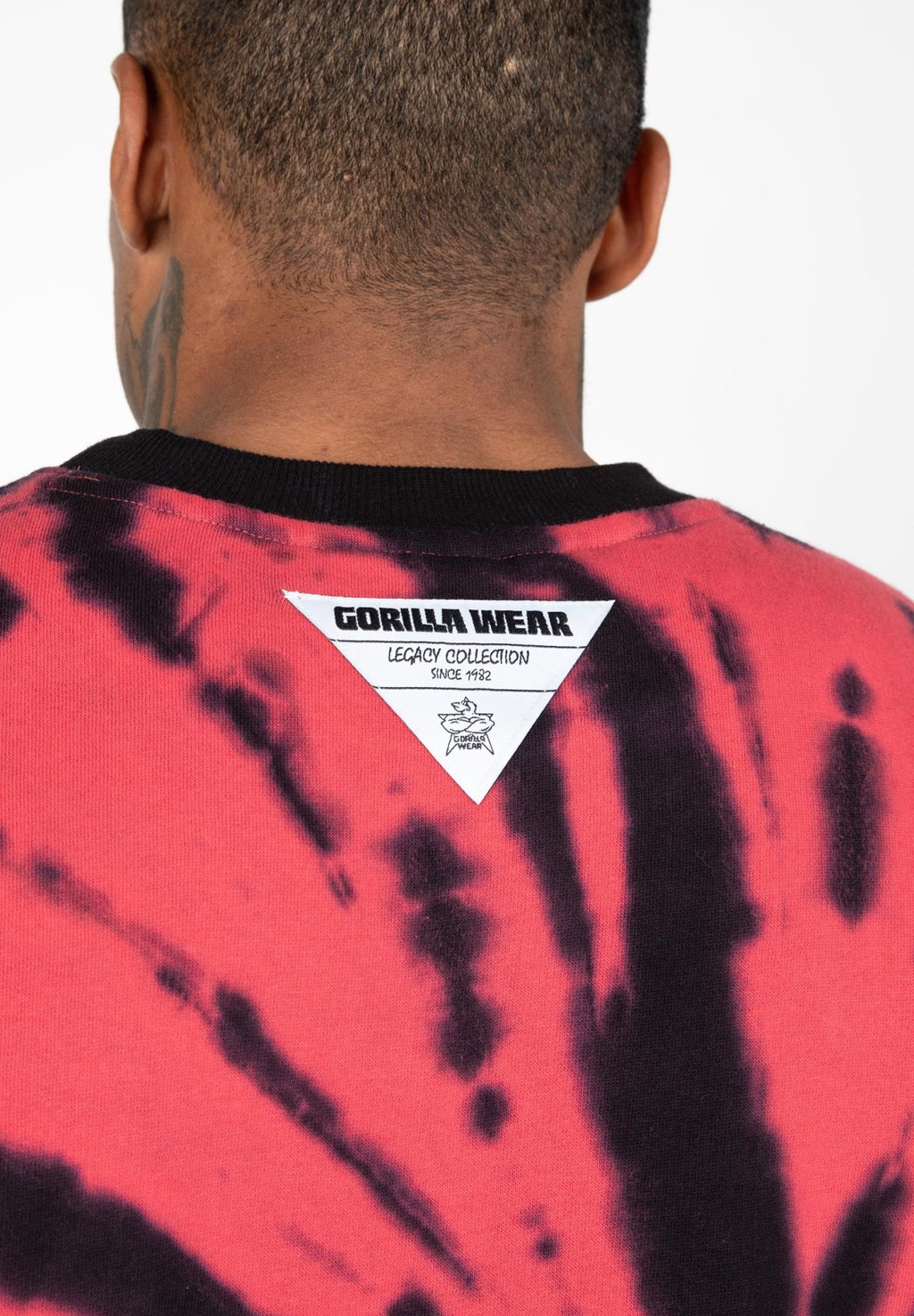 Gorilla Wear Legacy Oversized Sweatshirt - Röd/Svart - Gorilla Wear | Kraft & Kontroll