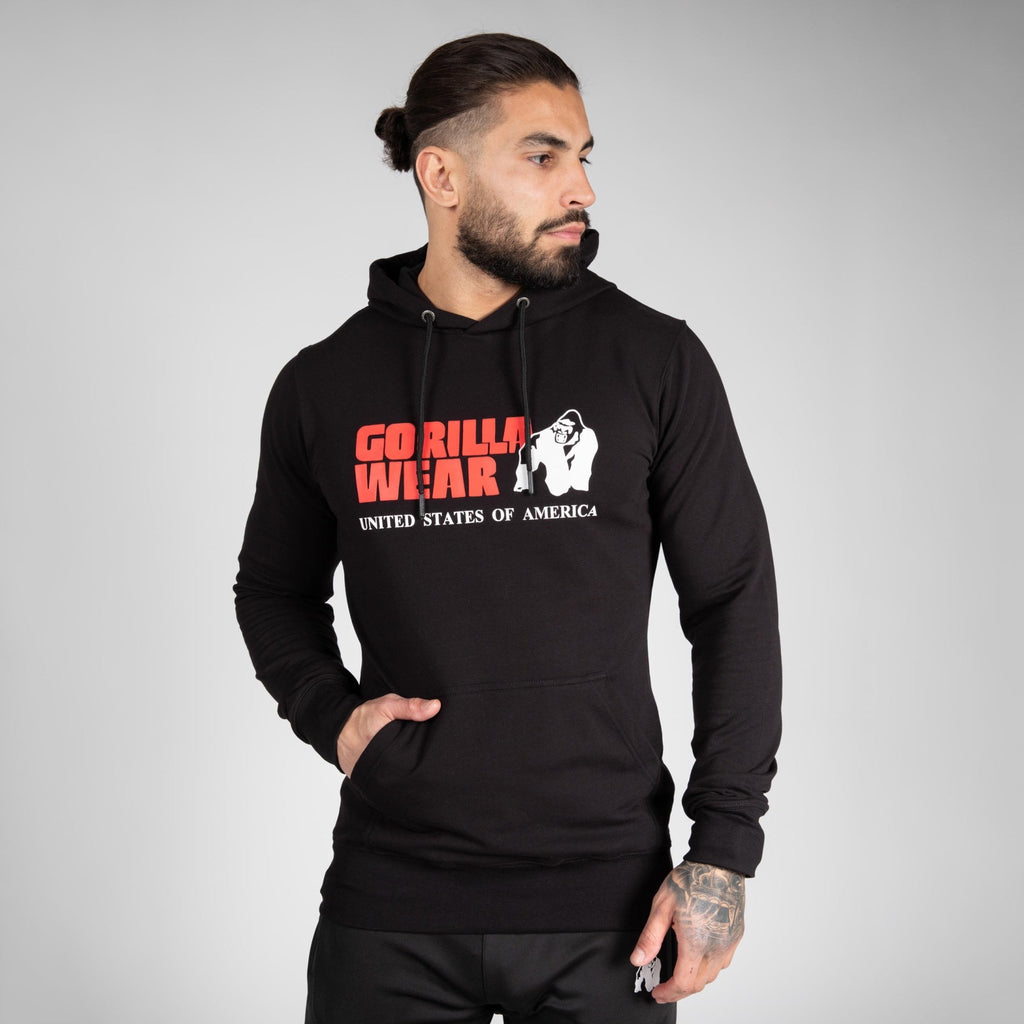 Gorilla Wear Classic Hoodie - Svart - Gorilla Wear | Kraft & Kontroll