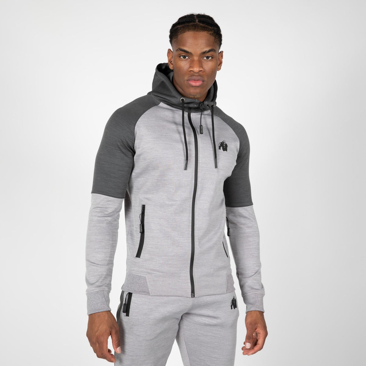 Gorilla Wear Sullivan Track Jacket - Grå - Gorilla Wear | Kraft & Kontroll