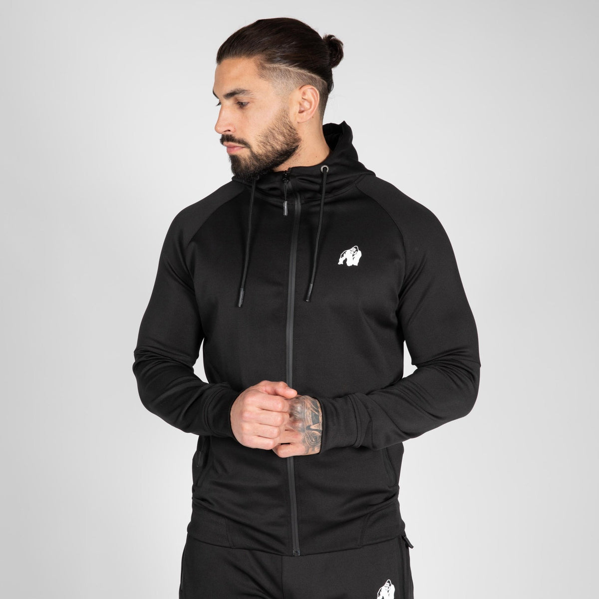 Gorilla Wear Sullivan Track Jacket - Svart - Gorilla Wear | Kraft & Kontroll