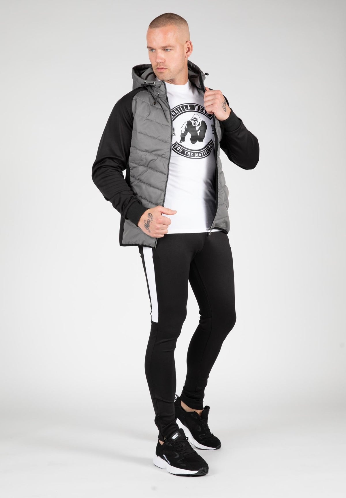 Gorilla Wear Felton Jacket - Grå/Svart - Gorilla Wear | Kraft & Kontroll