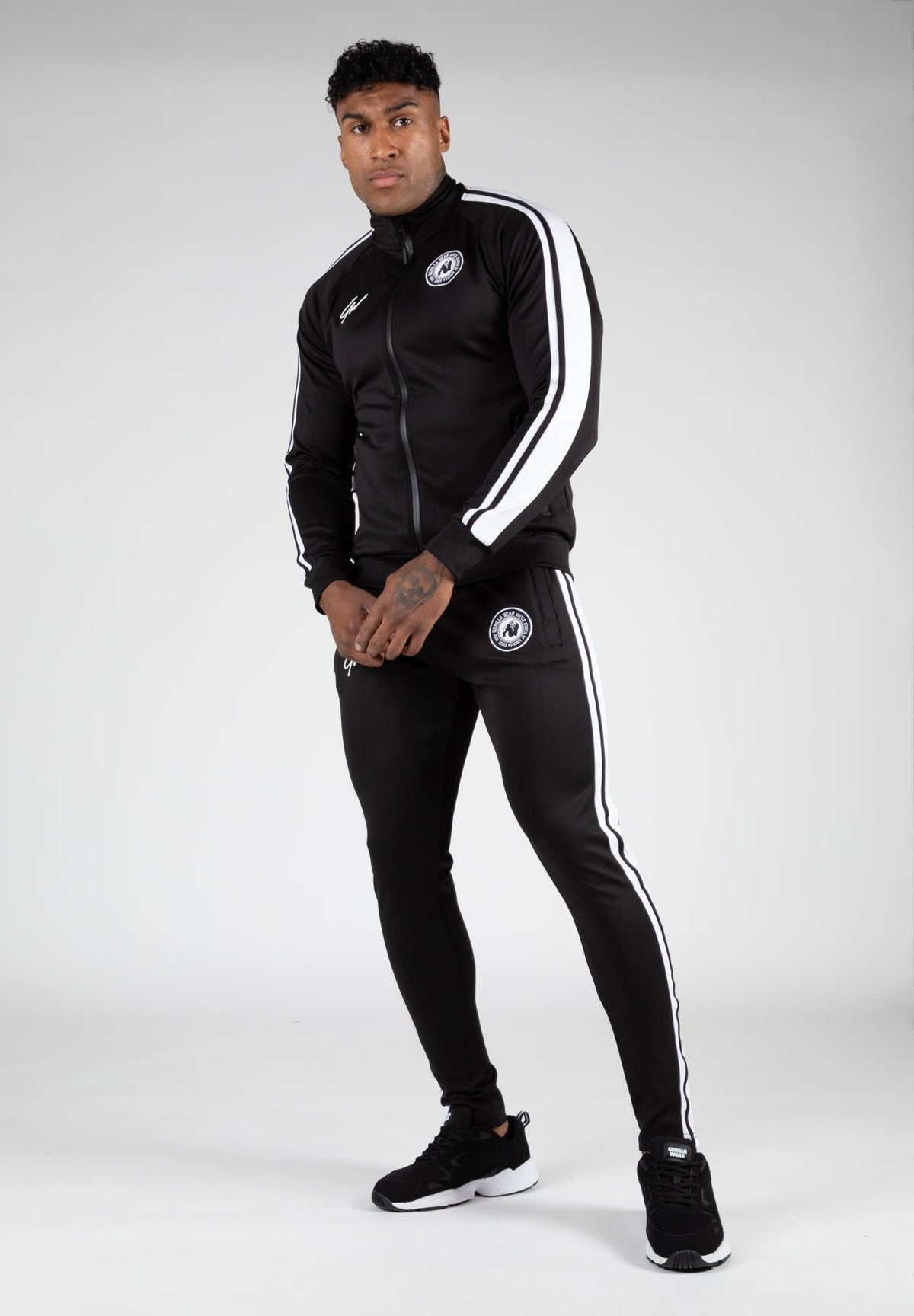 Gorilla Wear Stratford Track Jacket - Svart - Gorilla Wear | Kraft & Kontroll