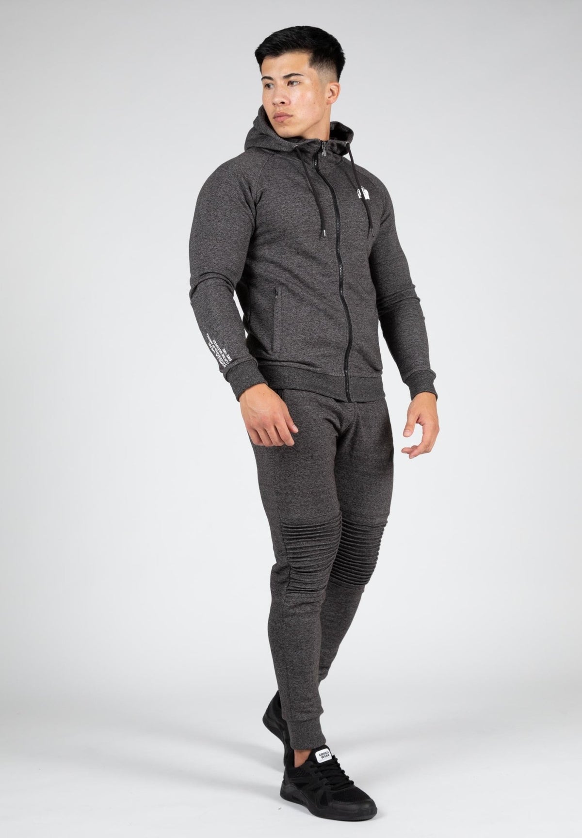 Gorilla Wear Payette Zipped Hoodie - Grå - Gorilla Wear | Kraft & Kontroll