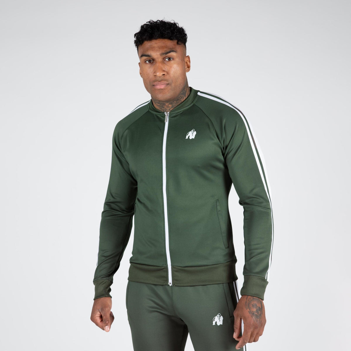 Gorilla Wear Riverside Track Jacket - Grön - Gorilla Wear | Kraft & Kontroll