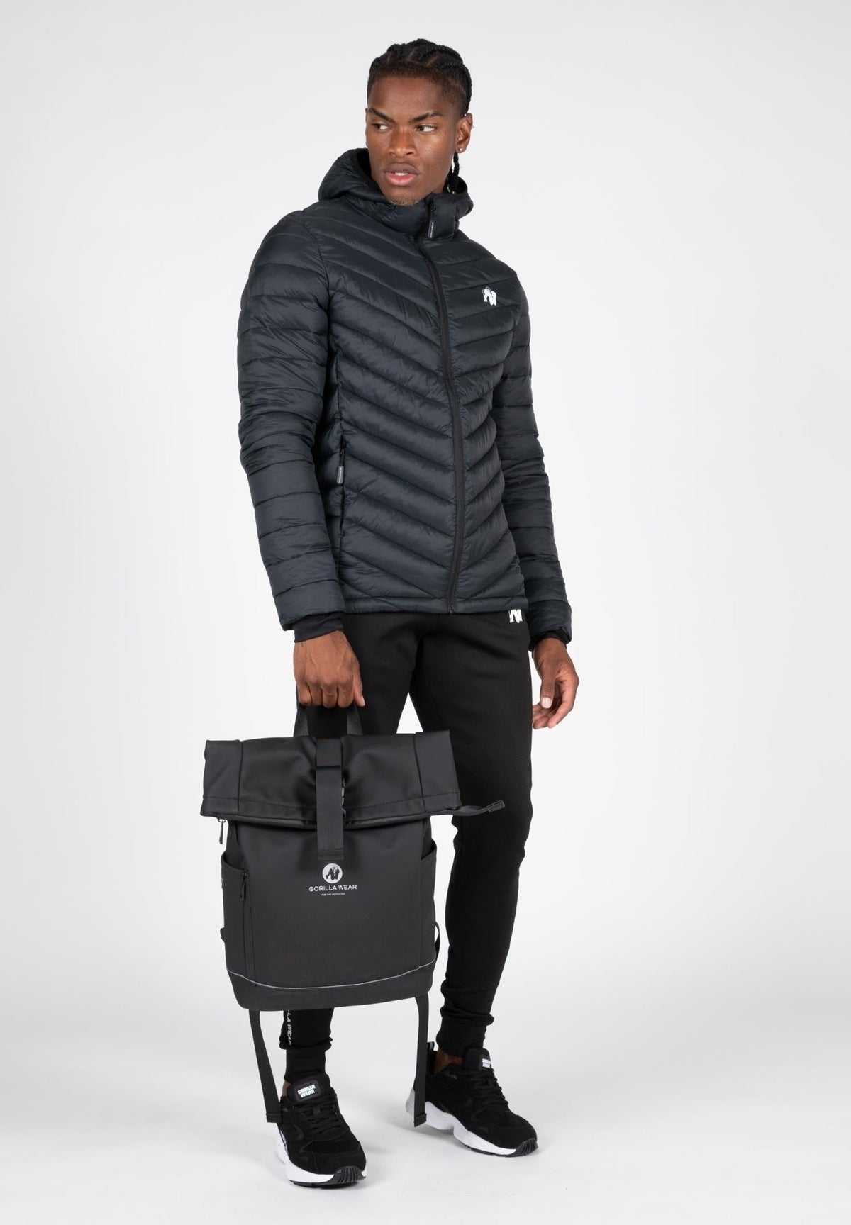 Gorilla Wear Osborn Puffer Jacket - Svart - Gorilla Wear | Kraft & Kontroll