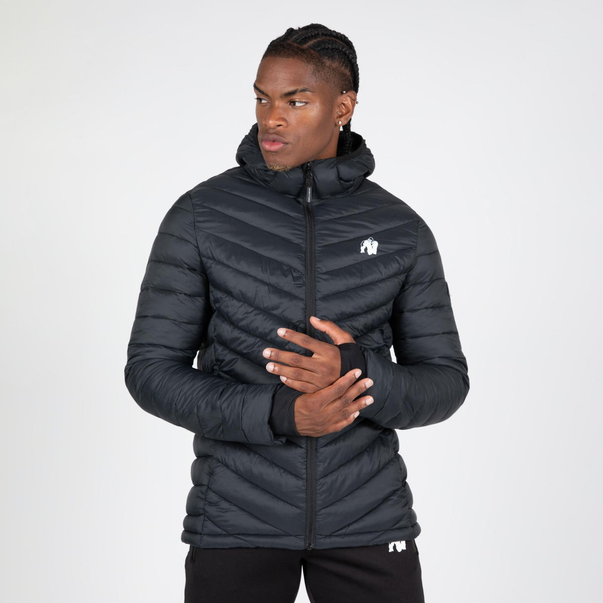Gorilla Wear Osborn Puffer Jacket - Svart - Gorilla Wear | Kraft & Kontroll