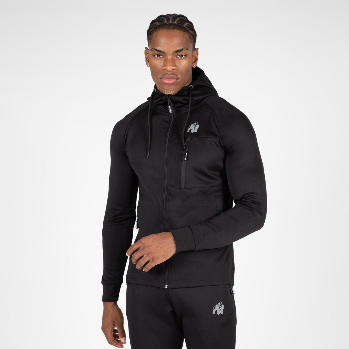 Gorilla Wear Scottsdale Track Jacket - Svart - Gorilla Wear | Kraft & Kontroll