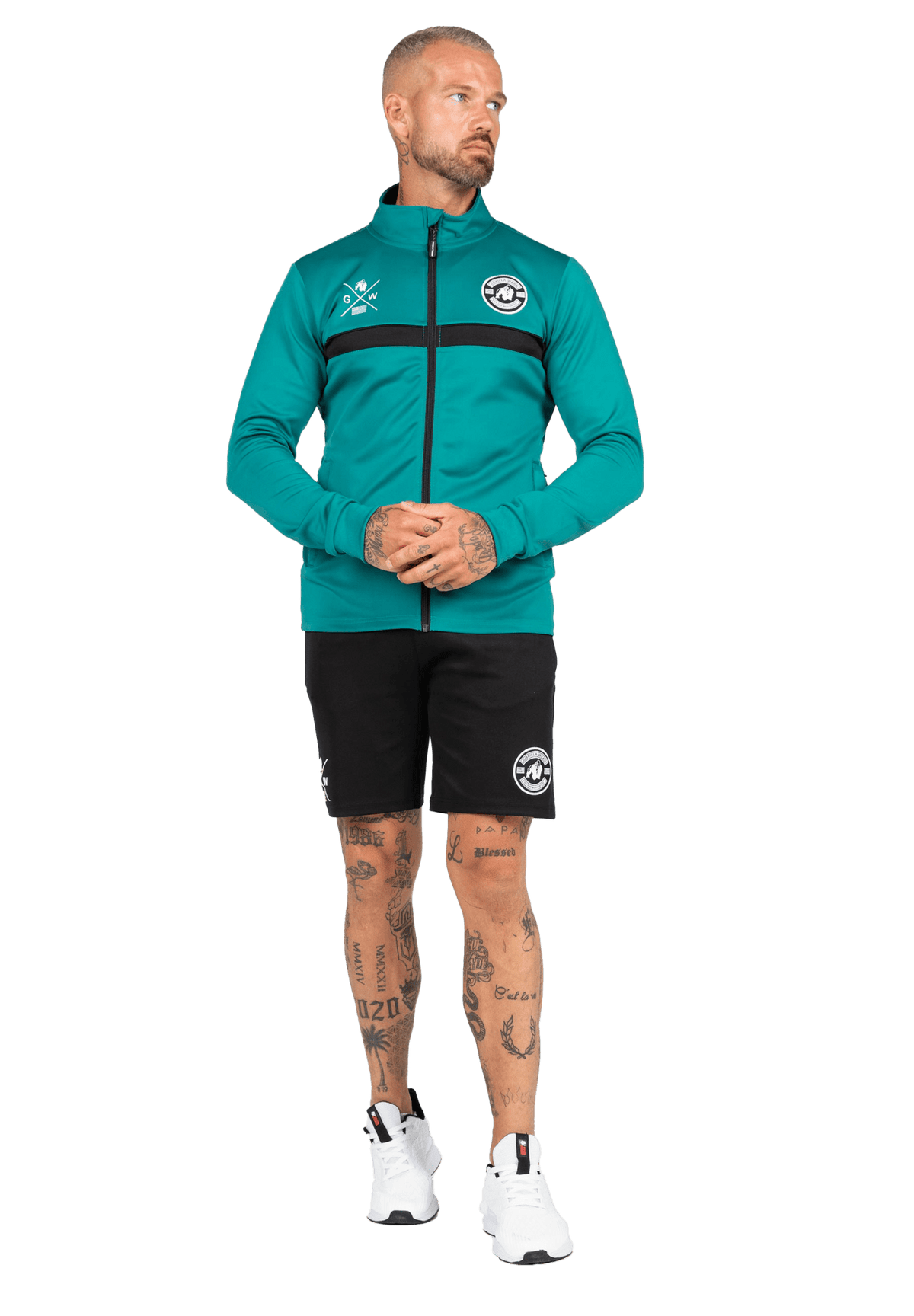 Gorilla Wear Vernon Track Jacket - Teal Green - Gorilla Wear | Kraft & Kontroll