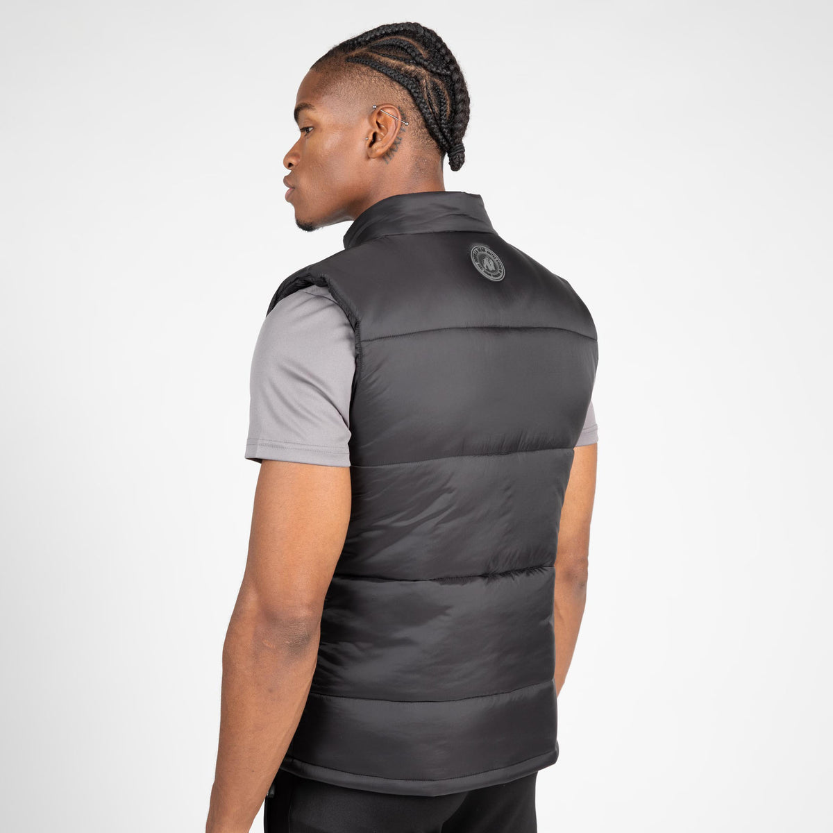 Gorilla Wear Irvine Puffer Vest - Svart - Gorilla Wear | Kraft & Kontroll