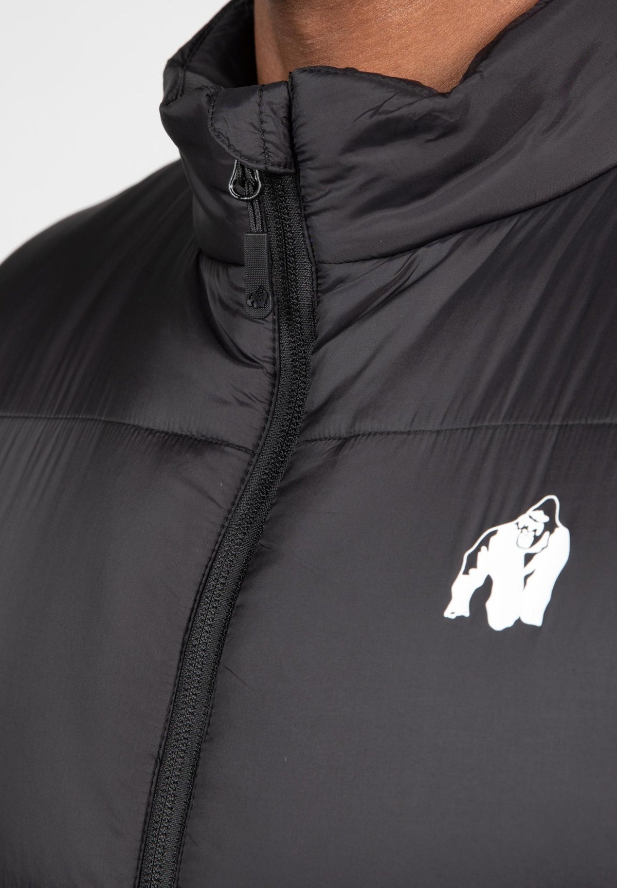 Gorilla Wear Irvine Puffer Vest - Svart - Gorilla Wear | Kraft & Kontroll