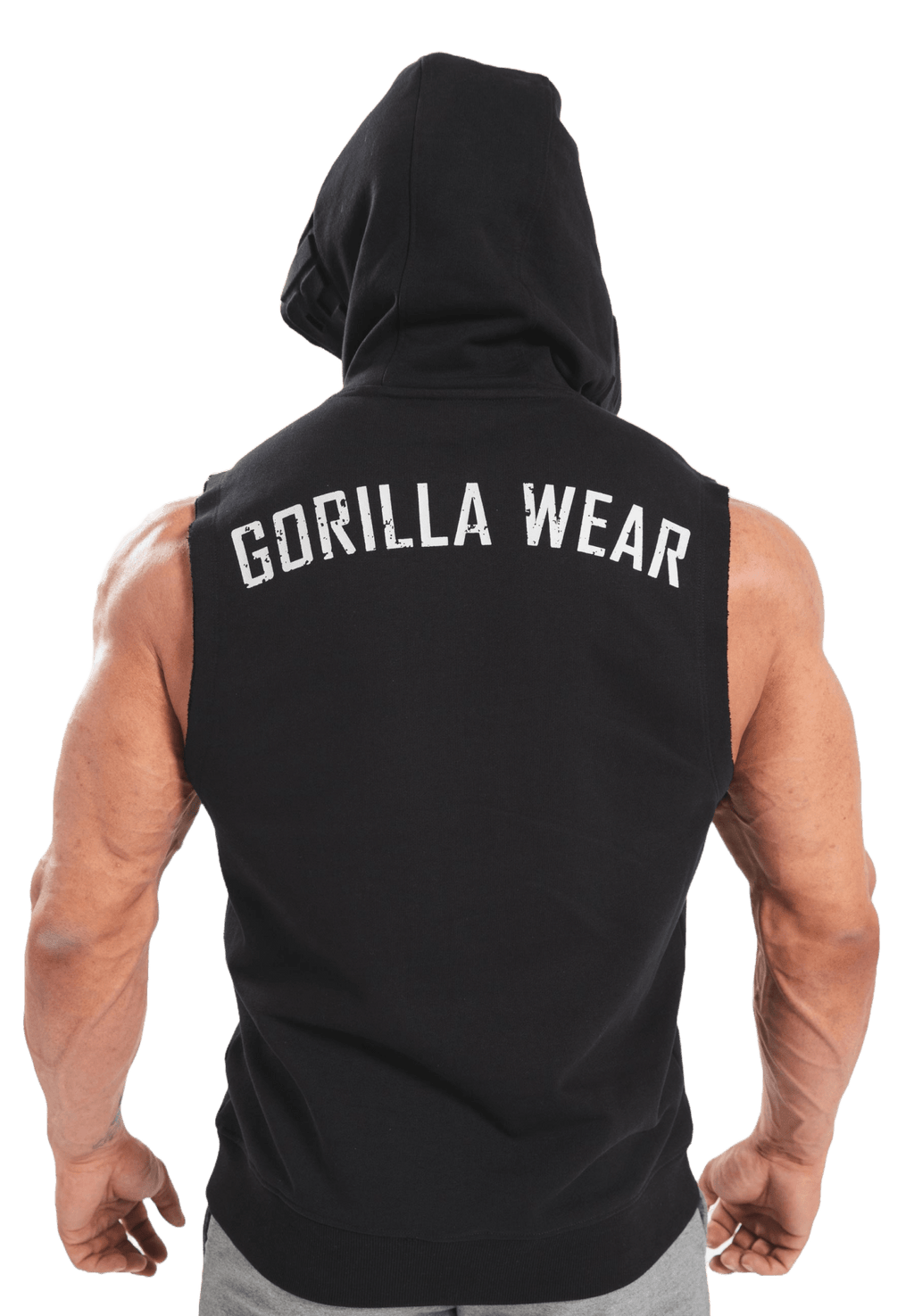 Gorilla Wear Marshall Sleeveless Hoodie - Svart - Gorilla Wear | Kraft & Kontroll