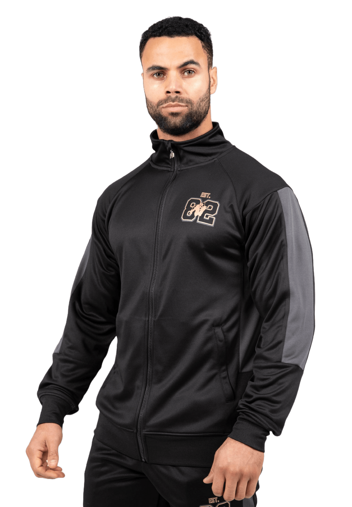 Gorilla Wear Devon Training Jacket - Svart/Grå - Gorilla Wear | Kraft & Kontroll