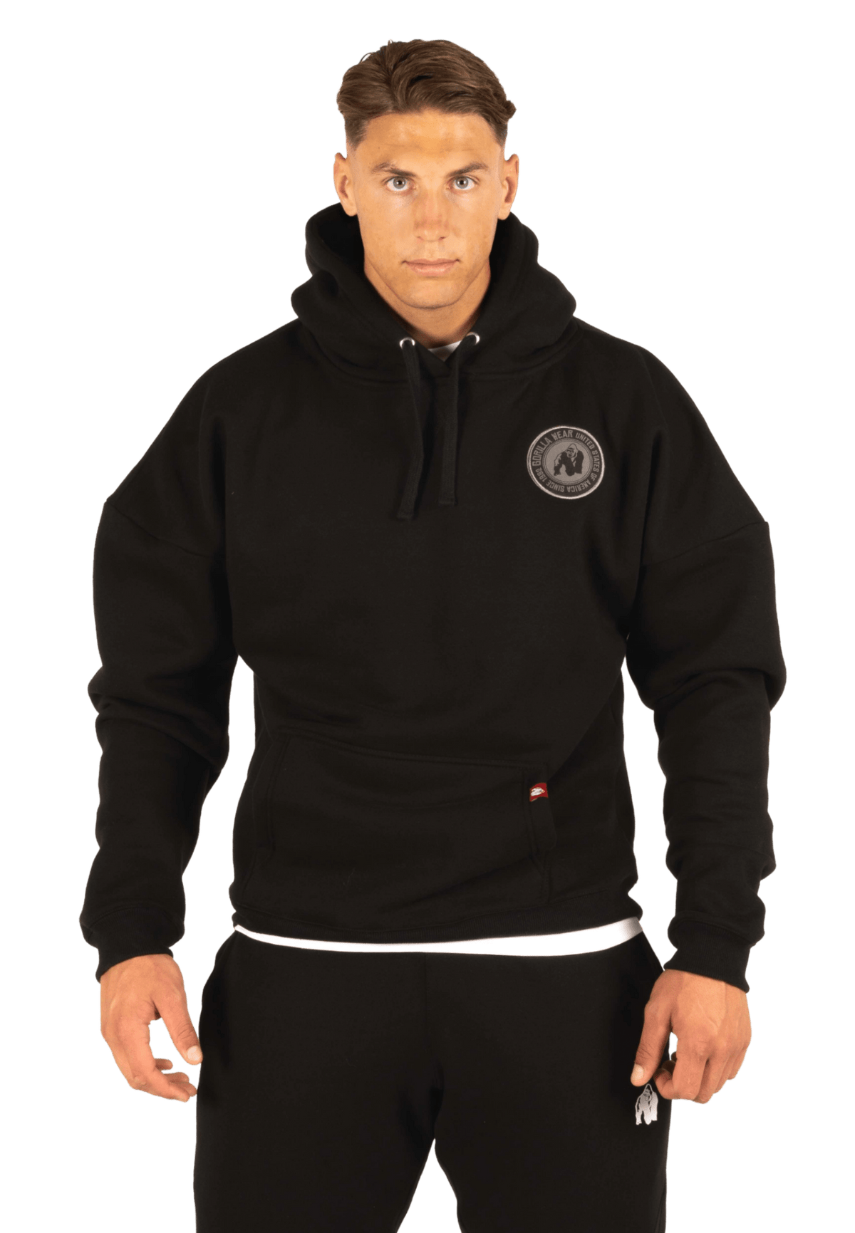 Gorilla Wear Jordan Oversized Hoodie - Svart - Gorilla Wear | Kraft & Kontroll