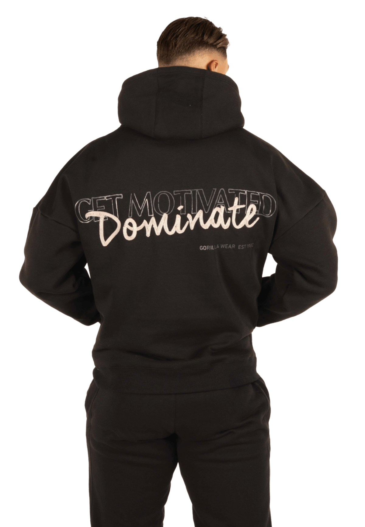 Gorilla Wear Jordan Oversized Hoodie - Svart - Gorilla Wear | Kraft & Kontroll