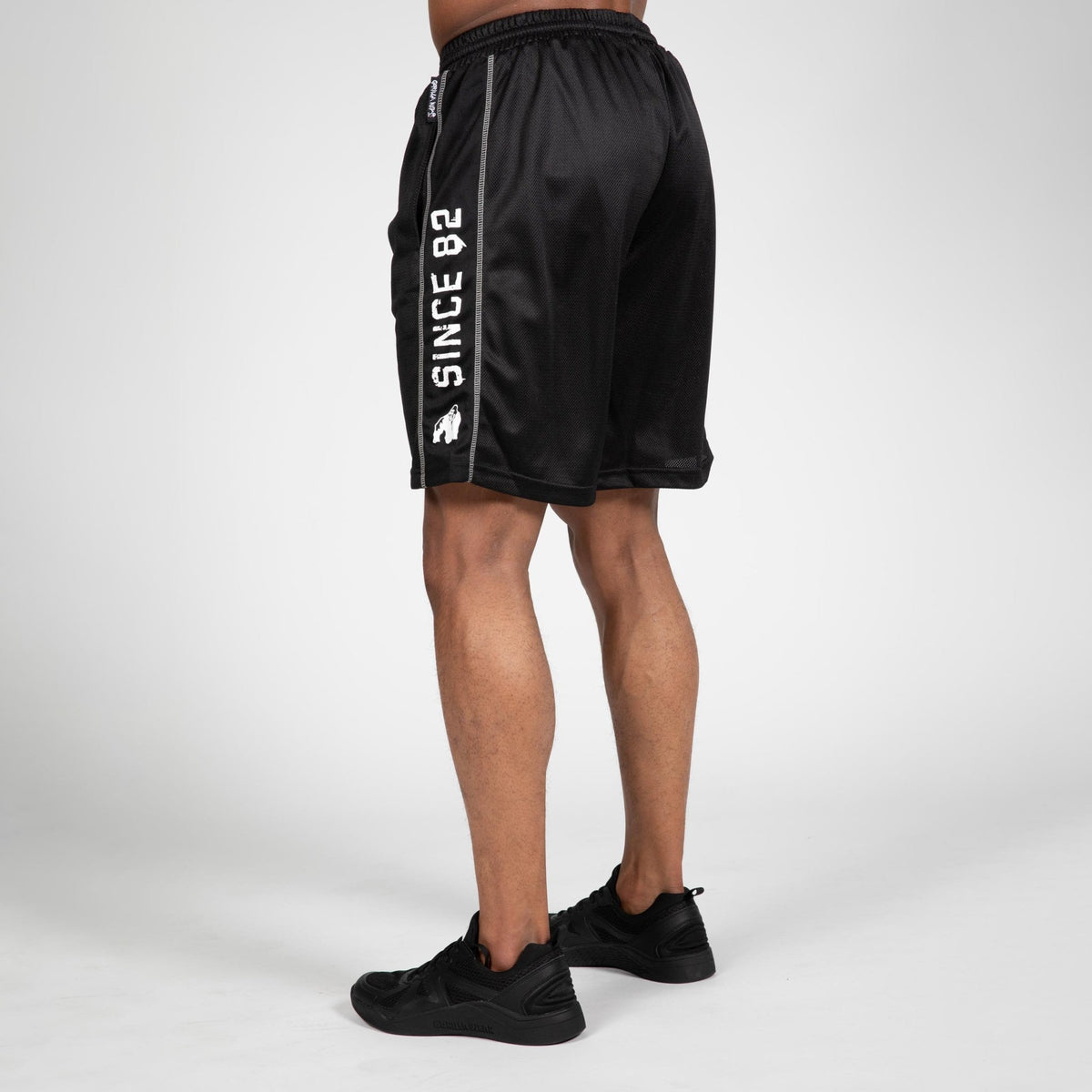 Gorilla Wear Functional Mesh Shorts - Svart/Vit - Gorilla Wear | Kraft & Kontroll