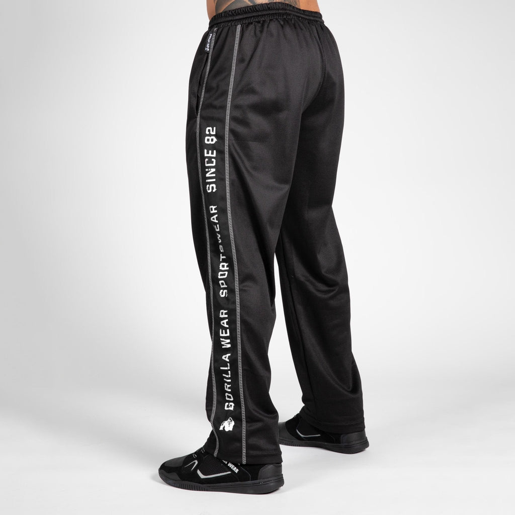 Gorilla Wear Functional Mesh Pants - Svart/Vit - Gorilla Wear | Kraft & Kontroll