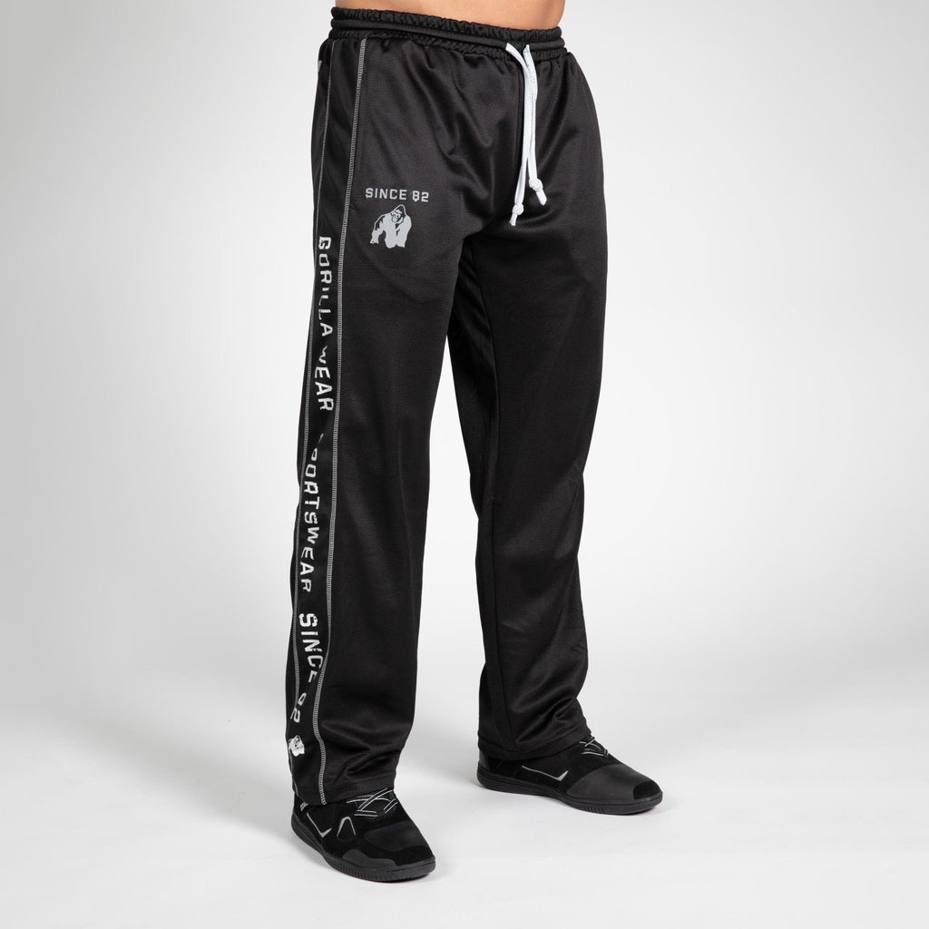 Gorilla Wear Functional Mesh Pants - Svart/Vit - Gorilla Wear | Kraft & Kontroll