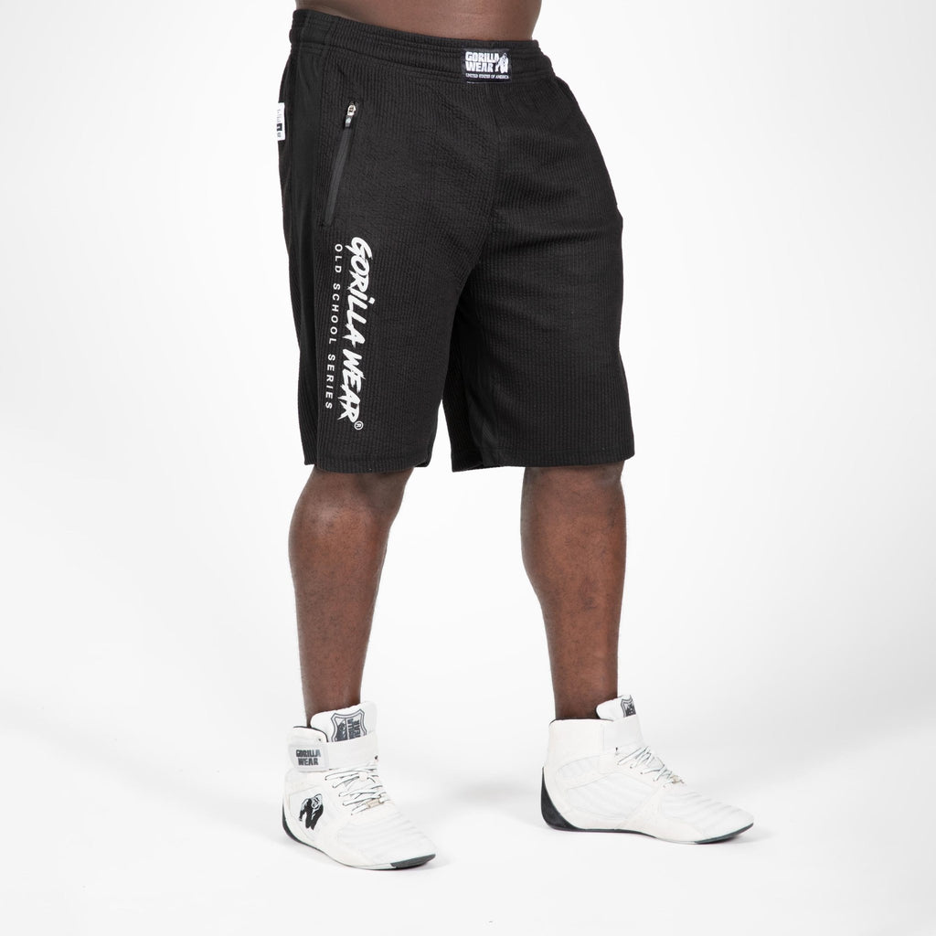 Gorilla Wear Augustine Old School Shorts - Svart - Gorilla Wear | Kraft & Kontroll