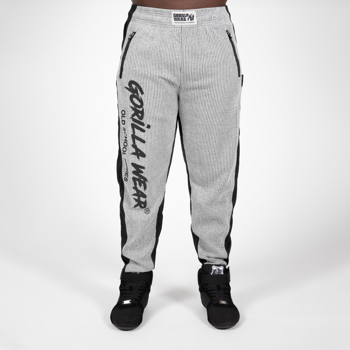 Gorilla Wear Augustine Old School Pants - Grå - Gorilla Wear | Kraft & Kontroll