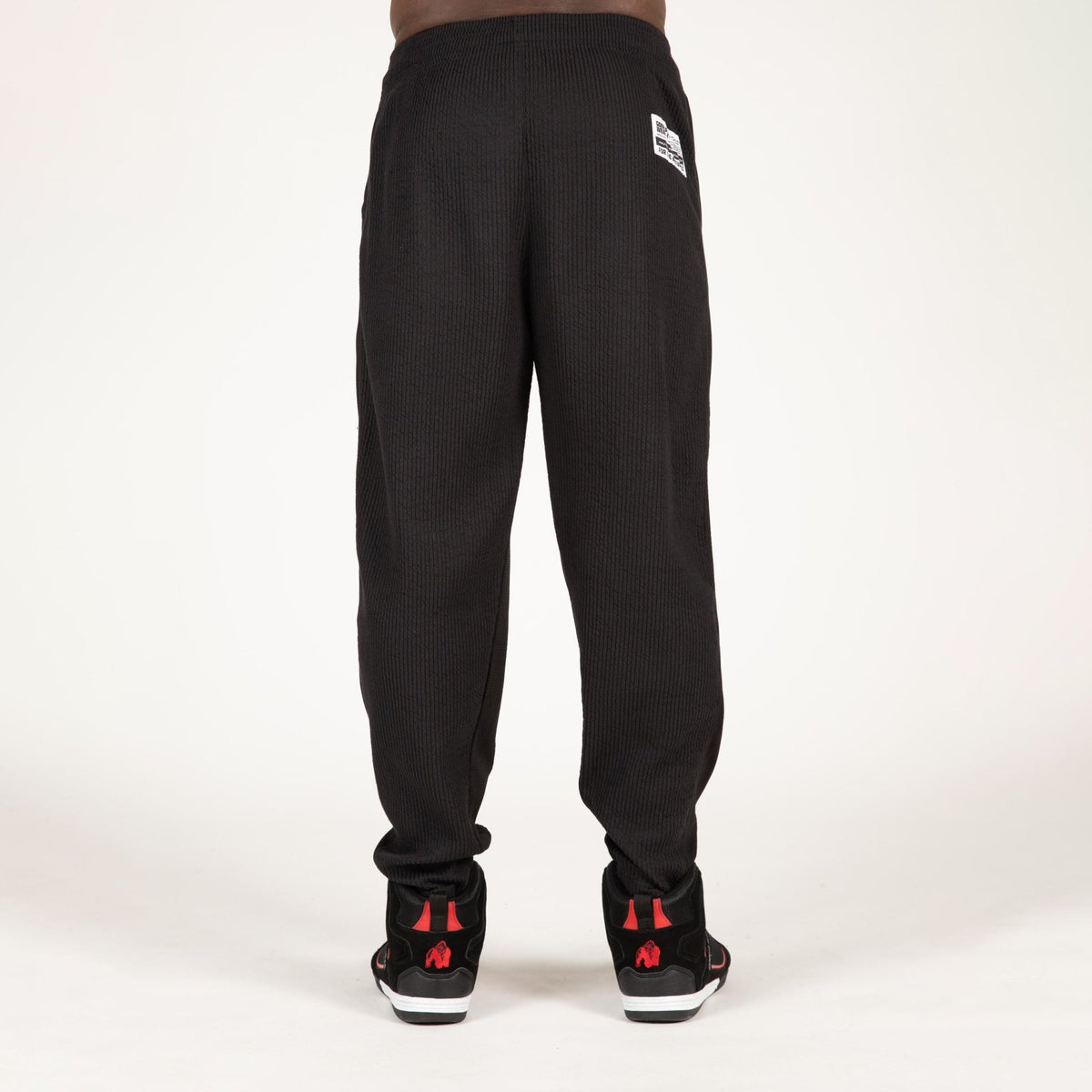 Gorilla Wear Augustine Old School Pants - Svart/Röd - Gorilla Wear | Kraft & Kontroll
