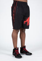 Gorilla Wear Buffalo Old School Workout Shorts - Svart/Röd - Gorilla Wear | Kraft & Kontroll