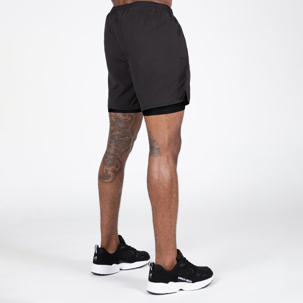 Gorilla Wear Modesto 2-In-1 Shorts - Svart - Gorilla Wear | Kraft & Kontroll