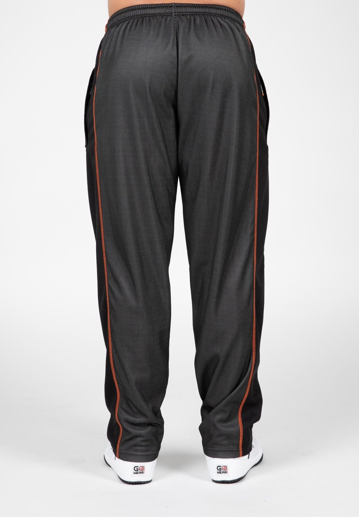 Gorilla Wear Wallace Mesh Pants - Grå/Orange - Gorilla Wear | Kraft & Kontroll