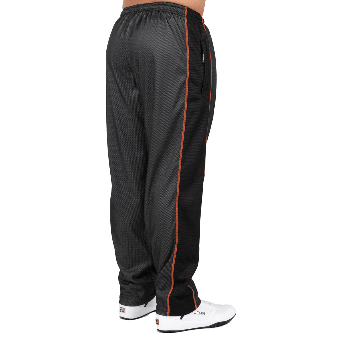 Gorilla Wear Wallace Mesh Pants - Grå/Orange - Gorilla Wear | Kraft & Kontroll