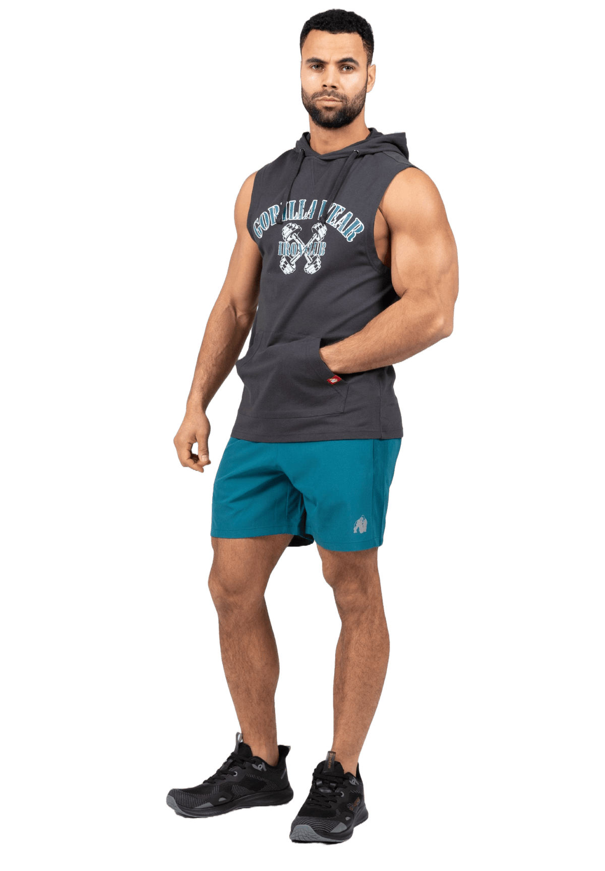 Gorilla Wear Lubec Shorts - Petrol - Gorilla Wear | Kraft & Kontroll