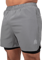 Gorilla Wear Cortez 2-In-1 Shorts - Anthracite - Gorilla Wear | Kraft & Kontroll