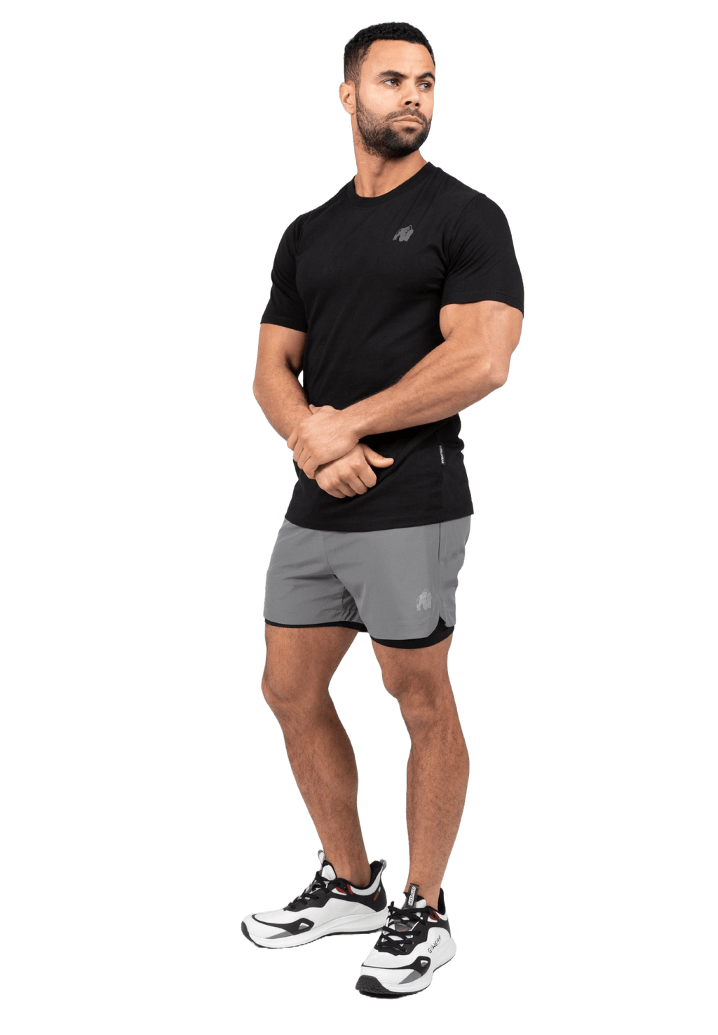 Gorilla Wear Cortez 2-In-1 Shorts - Anthracite - Gorilla Wear | Kraft & Kontroll