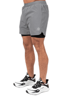 Gorilla Wear Cortez 2-In-1 Shorts - Anthracite - Gorilla Wear | Kraft & Kontroll