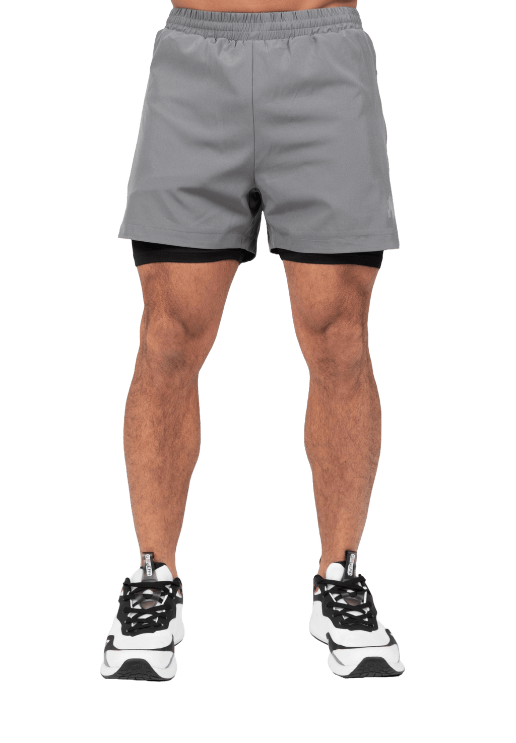 Gorilla Wear Cortez 2-In-1 Shorts - Anthracite - Gorilla Wear | Kraft & Kontroll