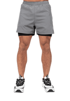 Gorilla Wear Cortez 2-In-1 Shorts - Anthracite - Gorilla Wear | Kraft & Kontroll