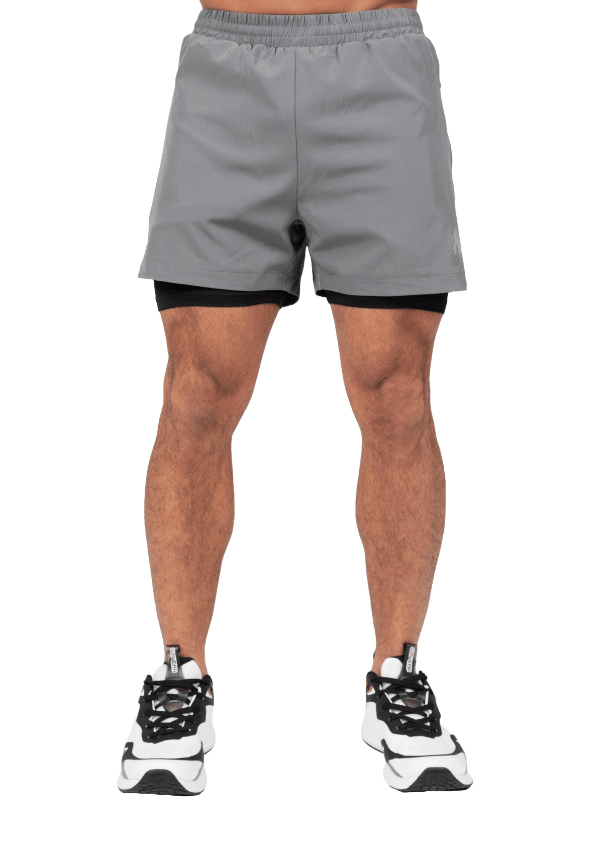 Gorilla Wear Cortez 2-In-1 Shorts - Anthracite - Gorilla Wear | Kraft & Kontroll
