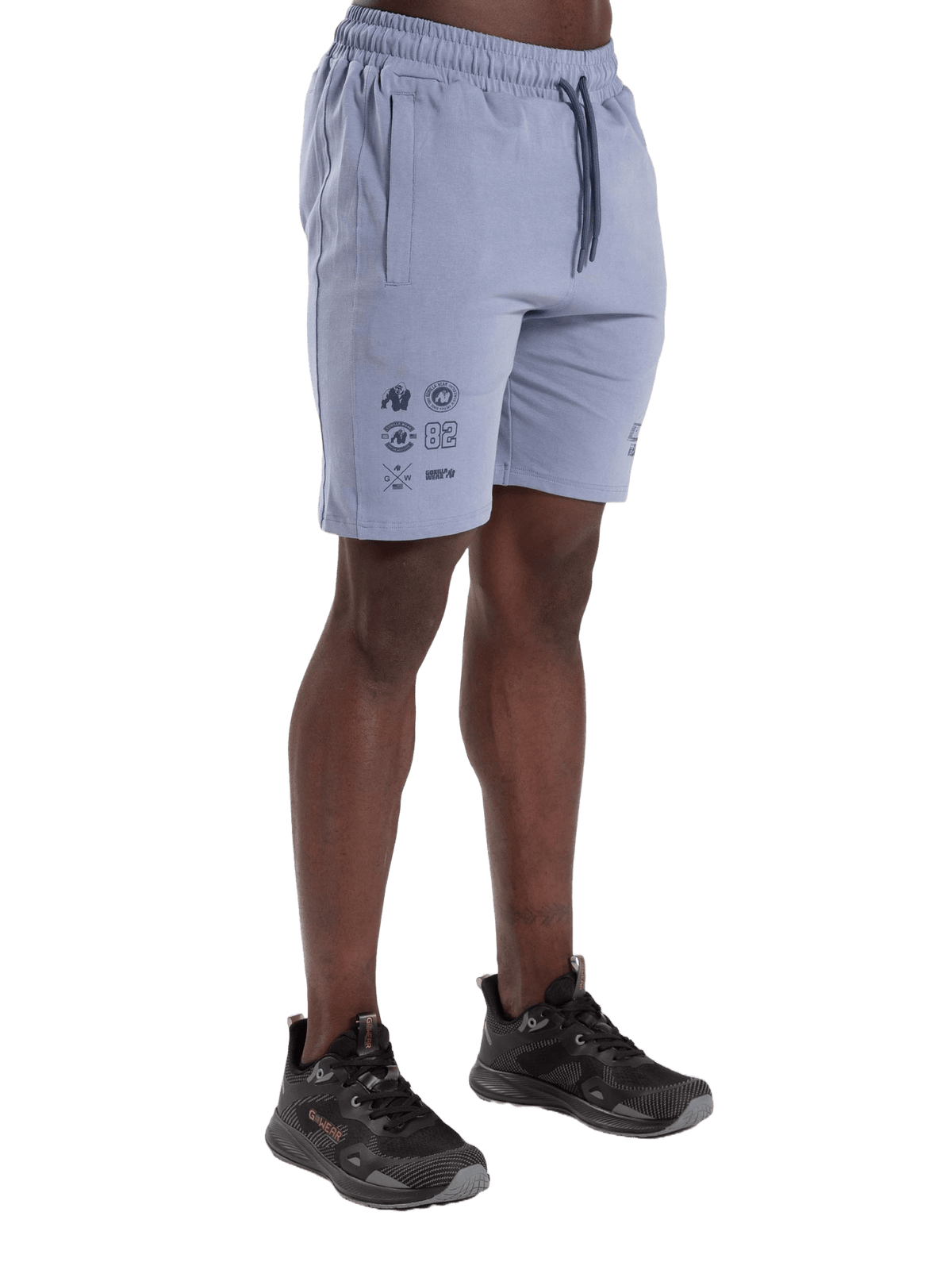 Gorilla Wear Lopez Shorts - Stonewash Blue - Gorilla Wear | Kraft & Kontroll