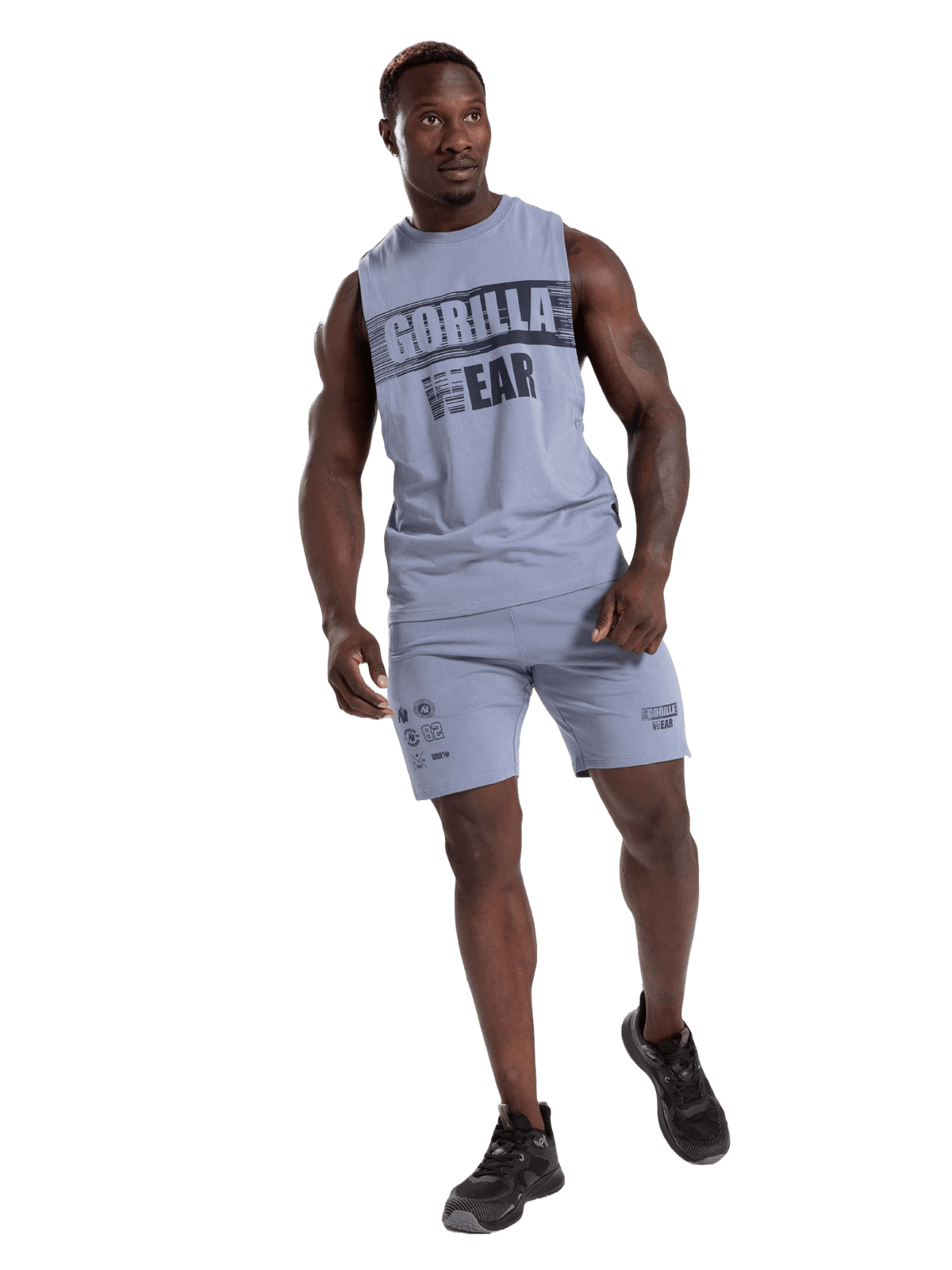 Gorilla Wear Lopez Shorts - Stonewash Blue - Gorilla Wear | Kraft & Kontroll