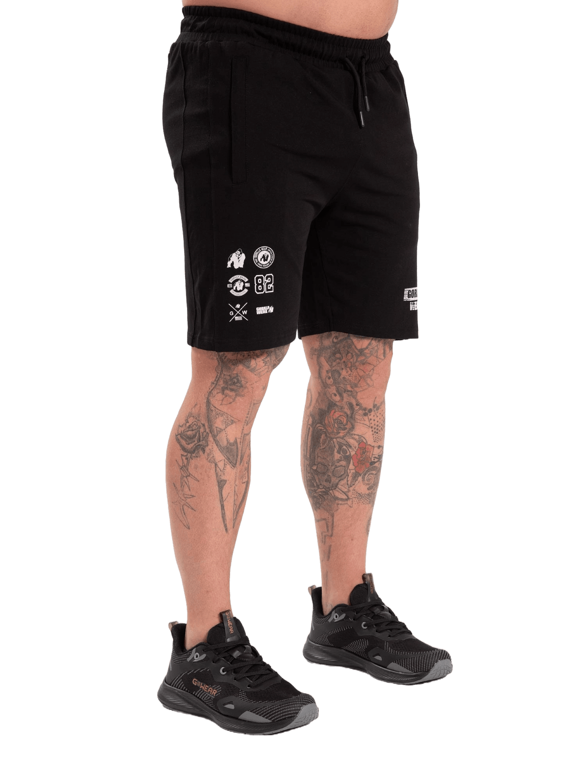 Gorilla Wear Lopez Shorts - Svart - Gorilla Wear | Kraft & Kontroll