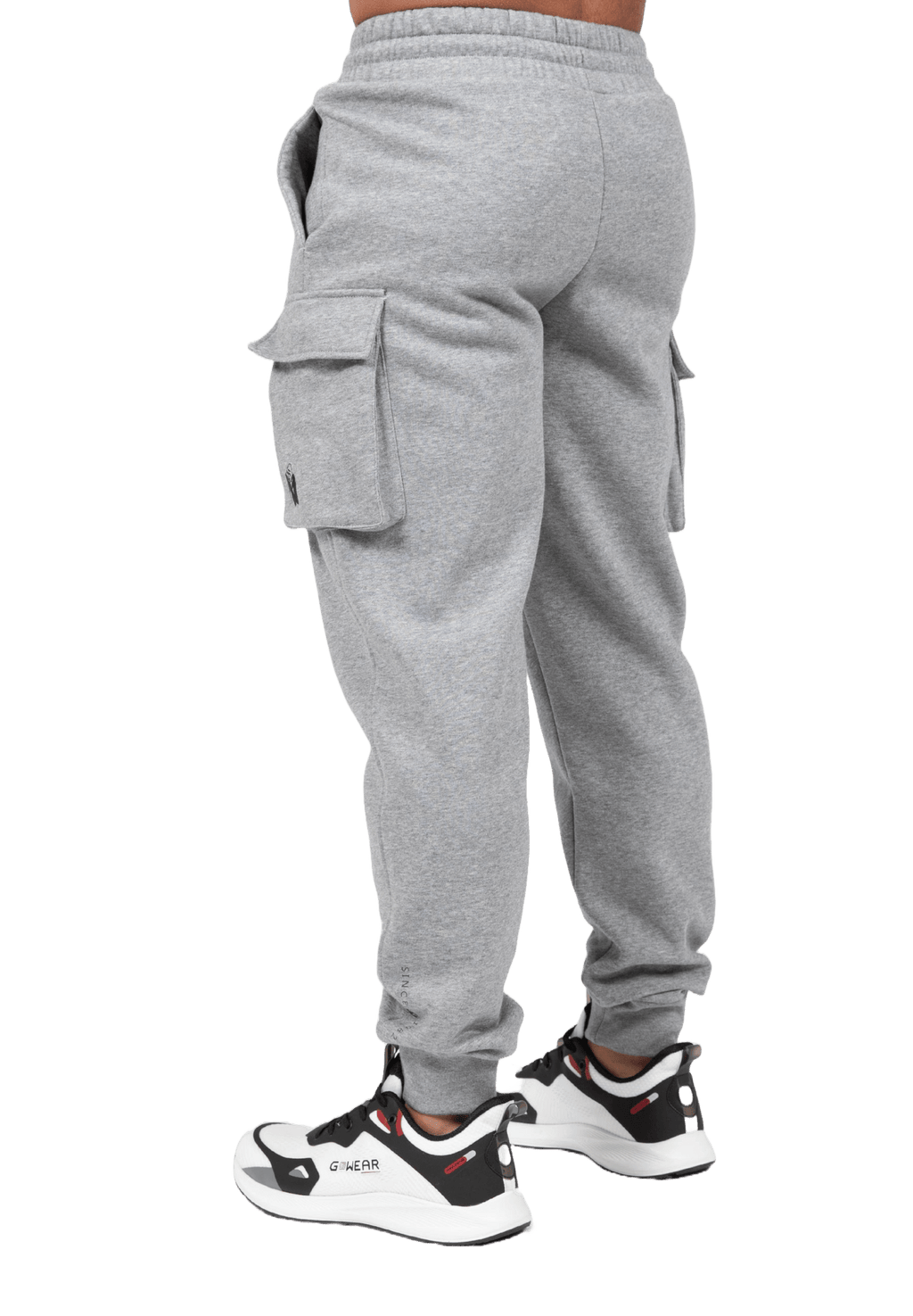 Gorilla Wear Hudson Cargo Sweatpants - Grey Melange - Gorilla Wear | Kraft & Kontroll