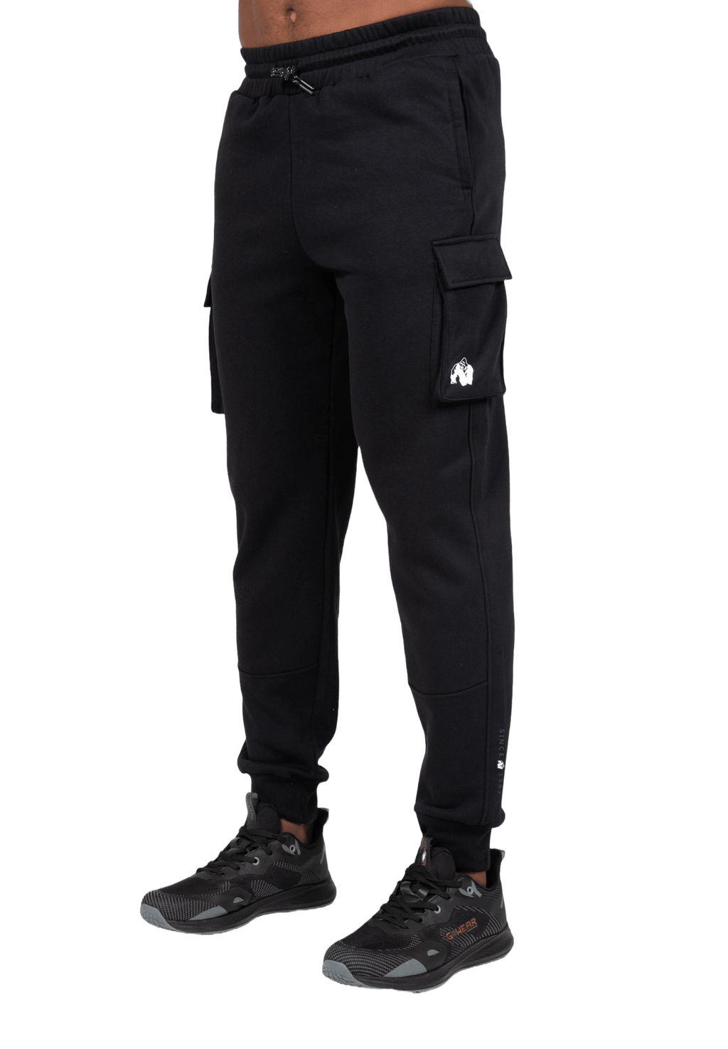 Gorilla Wear Hudson Cargo Sweatpants - Svart - Gorilla Wear | Kraft & Kontroll