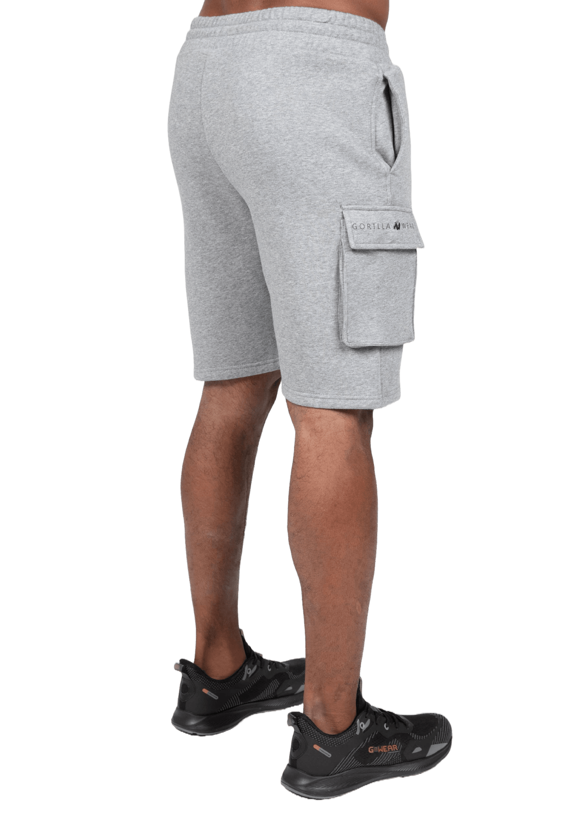 Gorilla Wear Hudson Cargo Sweat Shorts - Grey Melange - Gorilla Wear | Kraft & Kontroll